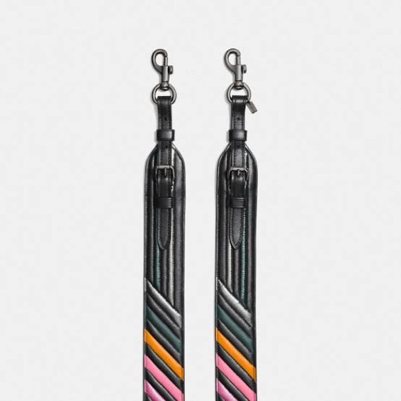 Coach multicolor leather novelty strap - Picture 2 of 7